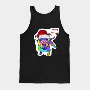 Merry Pitmas (multi colored) Tank Top